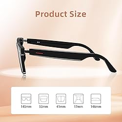 Smart Sunglasses, 5.3 Bluetooth Audio Glasses for