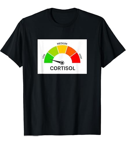 Amazon.com: Funny Low Cortisol Levels T-Shirt : Clothing, Shoes
