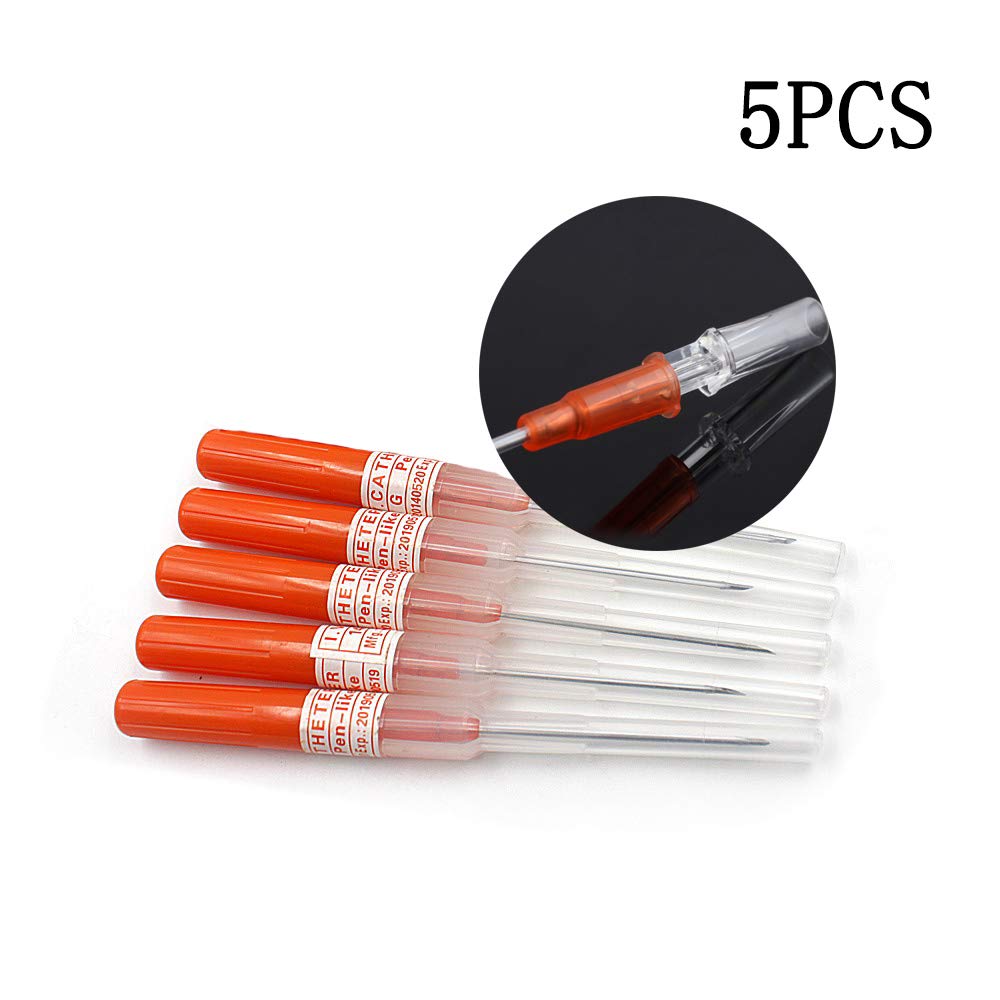 Ear Nose Piercing Needles Sotica 5pcs IV Catheter Needles Cannula
