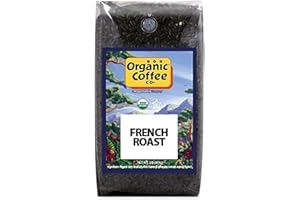 The Organic Coffee Co. Whole Bean Coffee - French Roast (2lb Bag), Dark Roast, USDA Organic