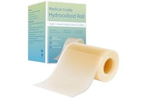 Hydrocolloid Roll 7.5cmX3.6m Extra Large Hydrocolloid Patch Cuttable Hydrocolloids Bandages Cut-to-Size Self-Adhesive Plaster