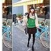 Foxnovo Fashion Korean Style Autumn Winter Unisex Knitted Scarf Cape Shawl with Sleeves (Beige)