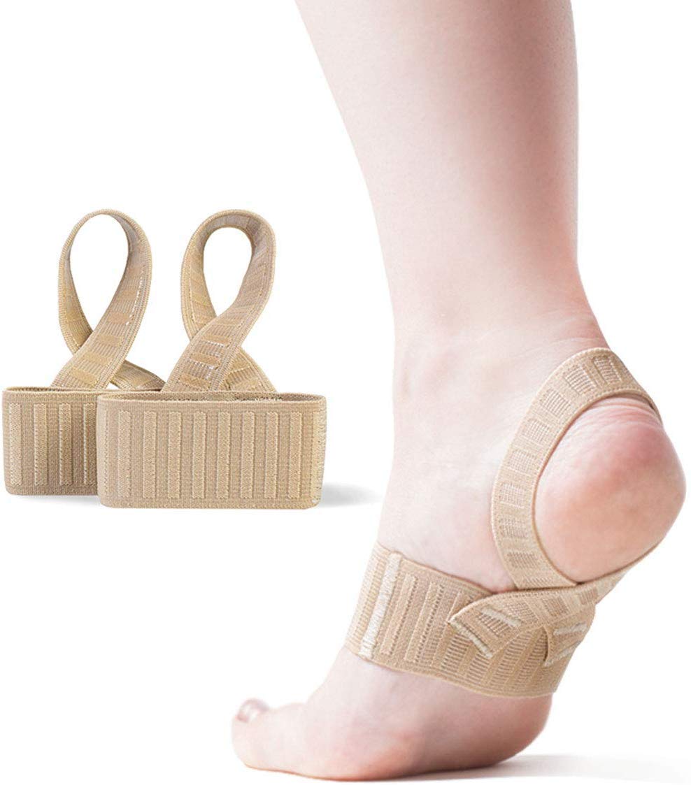 The Original X Brace - Arch Support Brace and Compression for Sever's Disease, Plantar Fasciitis, Flat Feet, Fallen Arches, Over-Pronation and Heel Pain