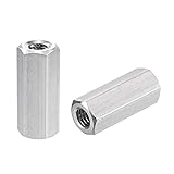 uxcell M6 x 1.0-Pitch 25mm Length 304 Stainless