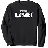 Marvel Loki White Logo Sweatshirt