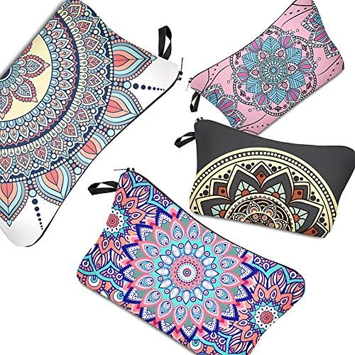 PINK PLOT Makeup Bag for Women - 4 Pieces Cosmetic Bag and Toiletry Bag Used in Travel or As a Valentine's Day gift…