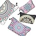 PINK PLOT Makeup Bag for Women - 4 Pieces Cosmetic Bag and Toiletry Bag Used in Travel or As a Valentine's Day gift(Mandala)