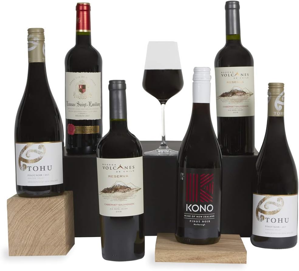 Ultimate Weekend Red Wine Case - Red Wine Gift Selection - 6 Bottle Wine Selection and Wine Hampers