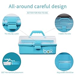 TERGOO 12in Three-Layer Multipurpose Storage Box