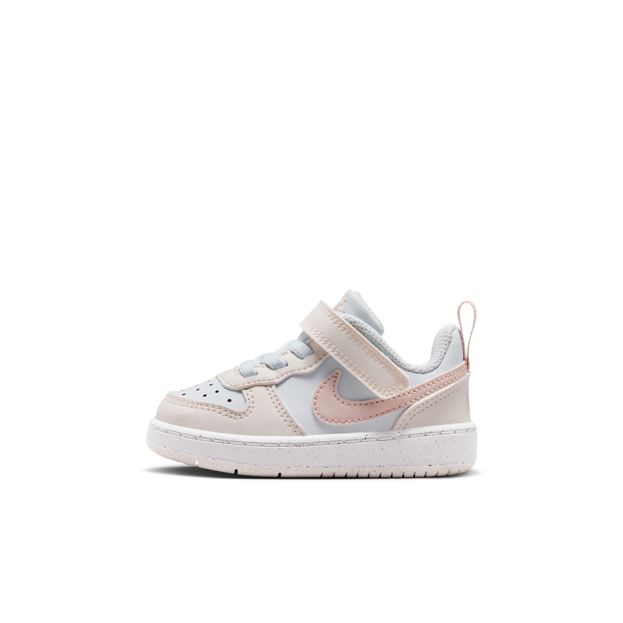 Nike Baby/Toddler Court Borough Low Recraft Shoes, Aura/Silt Red-Phantom-White, 4C Image