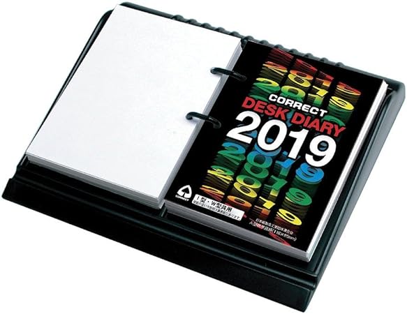 Amazon コレクト 19年 カレンダー 日めくり 卓上日記 W型 台付 D 500 1月始まり 文房具 オフィス用品 文房具 オフィス用品