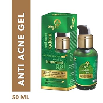 Aegte Oil Free Anti Acne Treatment Facial Skin Perfection Gel for Radiant and Glowing Skin - 70ml/2.37fl. Oz