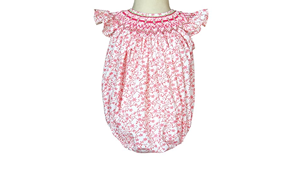 smocked bubble romper