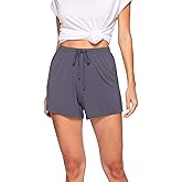 WiWi Bamboo Visose Pajama Shorts for Women Soft Sleep Bottoms Plus Size Lounge Boxers Pj Sleepwear Bottom S-4X