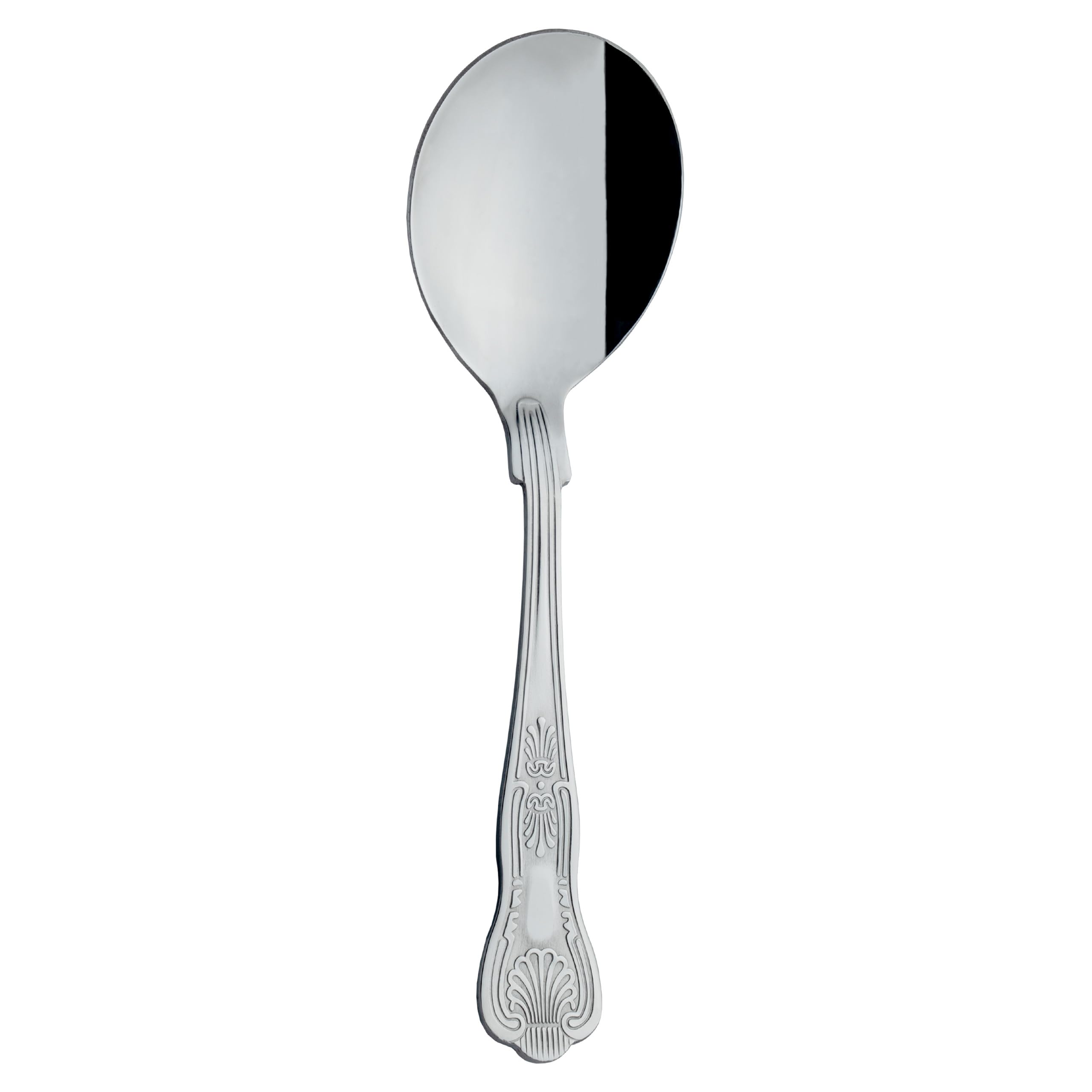 Grunwerg Kings Soup Spoons SUSKGR, 18/0 Stainless Steel, Set of 12