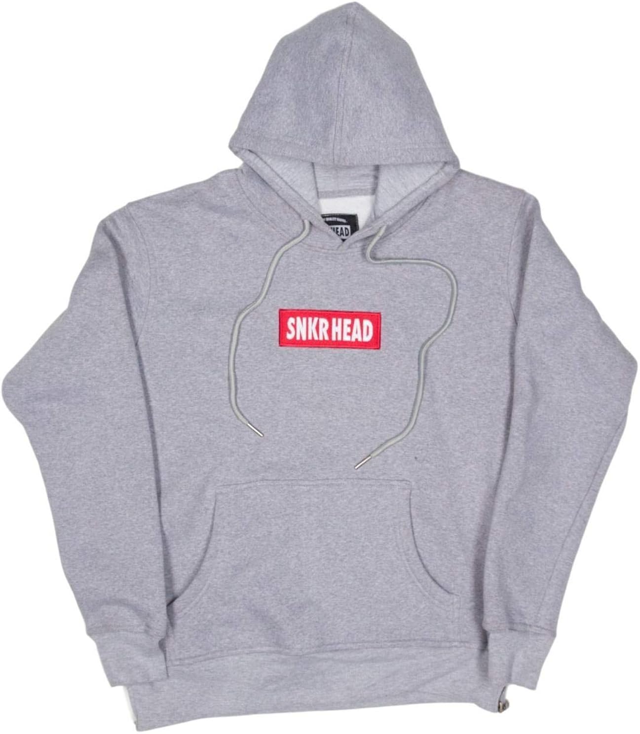 gray box logo hoodie