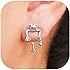 Frog Earrings Gift for Girls Women, Teen Girl Gifts Trendy Stuff Cute Cool Stuff Sterling Silver Post Stud Earrings for Girl