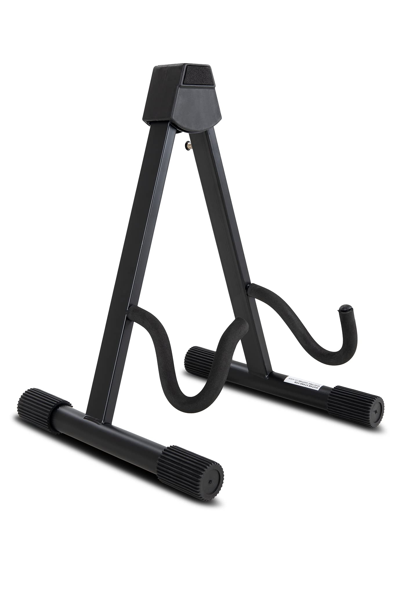 GEWA Guitar Stand A-Style - For Electric Guitar/Electric Bass - Foldable - Width Adjustable - Rubber Pads - 43 cm High - Black - GS-40EB