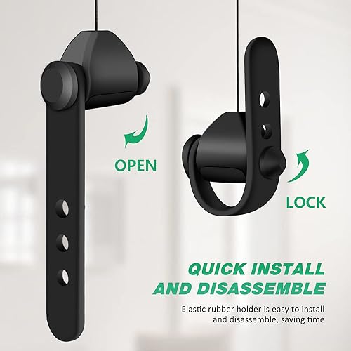 VR Cable Management, Packs QIYO Retractable Ceiling Pulley