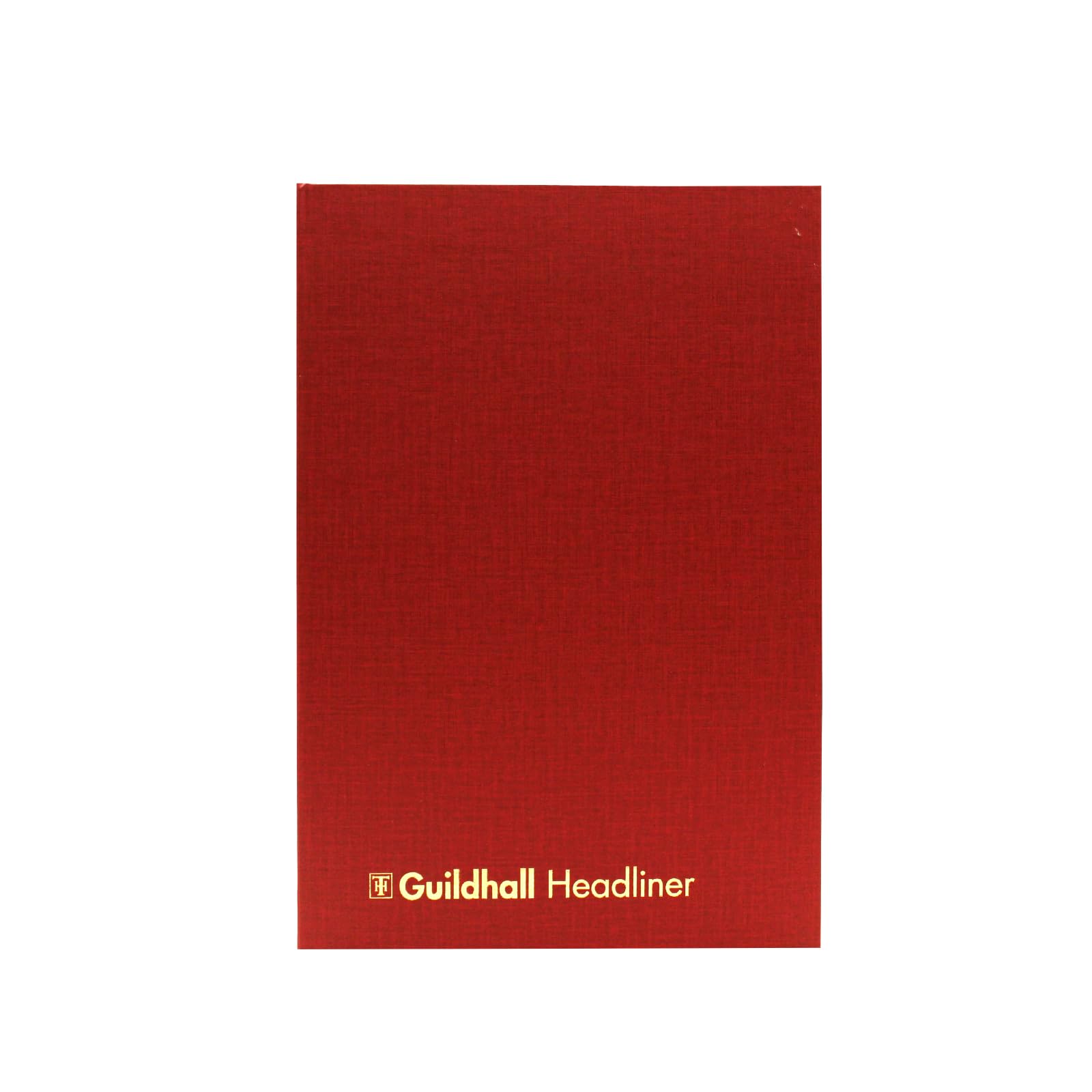 Exacompta - Ref 38/10Z - Guildhall - Headliner Case bound Hardback Account Book, 298 x 203mm, 10 Cash Column, 80 Pages, Tamper-Proof, Precision Ruled 95gsm Ledger Paper - Burgundy