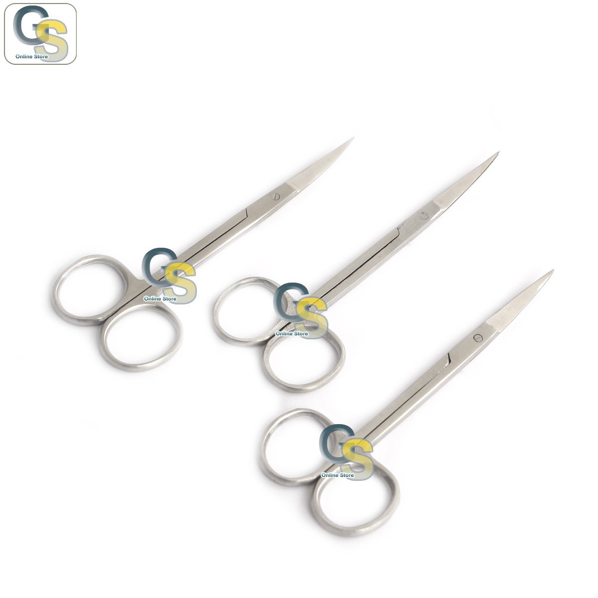 G.S VETERINARY IRIS SCISSORS DENTAL INSTRUMENTS LAB DENTAL SURGICAL GUM SCISSORS 0753970226924