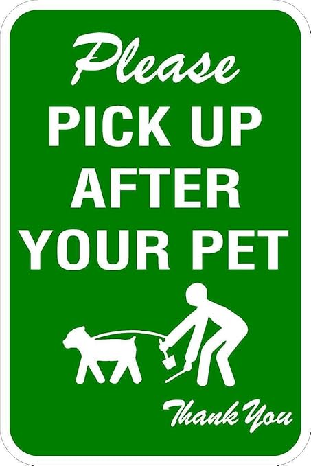 Horse poop bag. Pick. Sign pets preston. After pick. It's for recreation and play.
