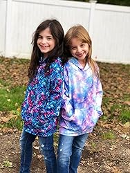 uideazone Teen Girls Hooded Sweatshirt Size 11 10t