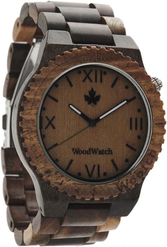 WoodWatchThe Official Men's Natural Sandalwood Wrist Watch Wootch Sandal Edition | Hand-Crafted | Japanese Quartz Movement | Durable and Splashproof Clock with a Classy Wooden Case