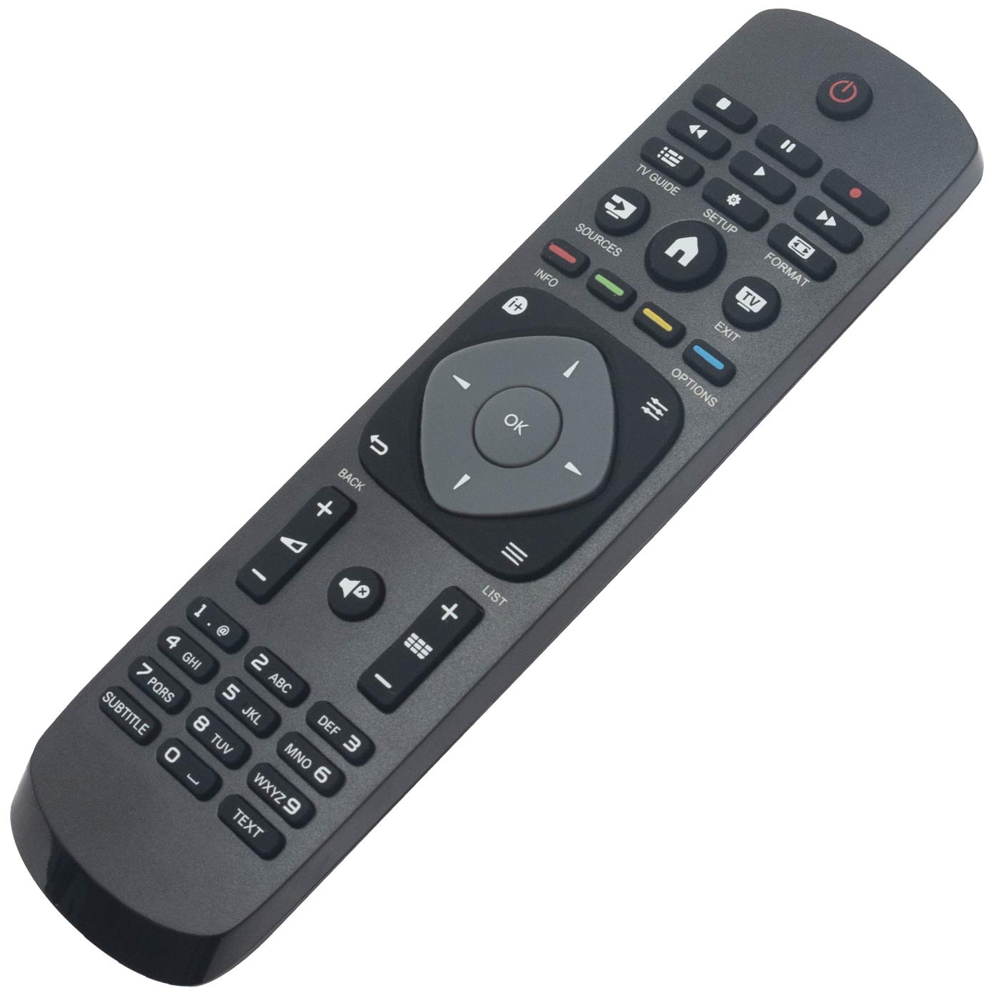 ALLIMITY 996590009443 398GR8BD1NEPHH Remote Control Replace for Philips TV 24PHH4000/88 24PHH4109/88 32PHH4100/88 32PHH4319/88 2PFK4109/12 32PFK5300/12 42PFK6559/12 43PUH4900/88 47PFK6309/12