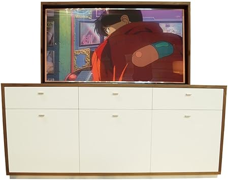 Amazon Com American Tv Lift Cabinet Handcrafted Modern Latte Tv