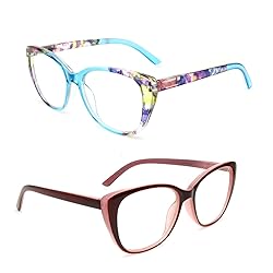 eyeezi Cat Eye Reading Glasses for Women-Blue Light
