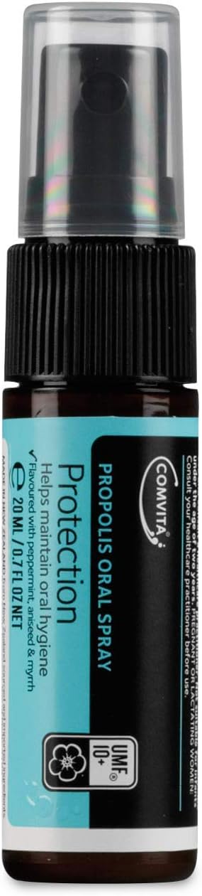 Comvita Propolis Oral Spray containing Manuka Honey (UMF 10+, MGO 263+) - 20ml, No Color, 20 ml (Pack of 1)