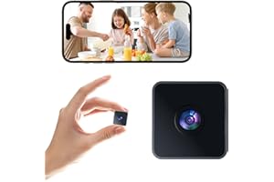 MOSXTT Hidden Cameras - Spy Camera - 1080P HD Indoor Camera - Mini Nanny Cam with Night Vision & Motion Detection- Indoor/Outdoor Wireless Security Cameras for Home, Car, Baby & Pet Monitoring(Square)-X1