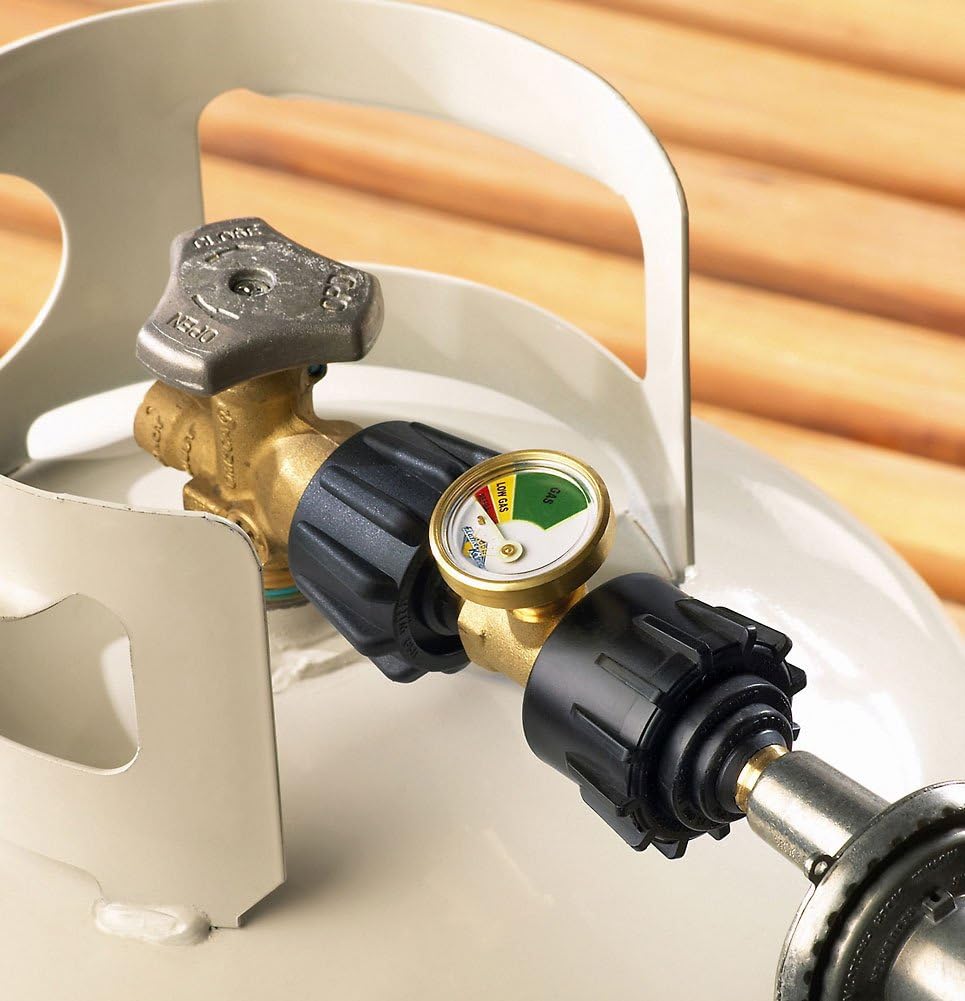 Quick Connect Gas Grill Propane Gauge by Winston Brands