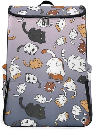 Amazon Co Jp リュック メンズ レディース リュックサック 3way バックパック 大容量 ビジネス 多機能 かわいい猫 スクエアリュック シューズポケット 防水 スポーツ 上下2層式 アウトドア旅行 耐衝撃 シューズ バッグ