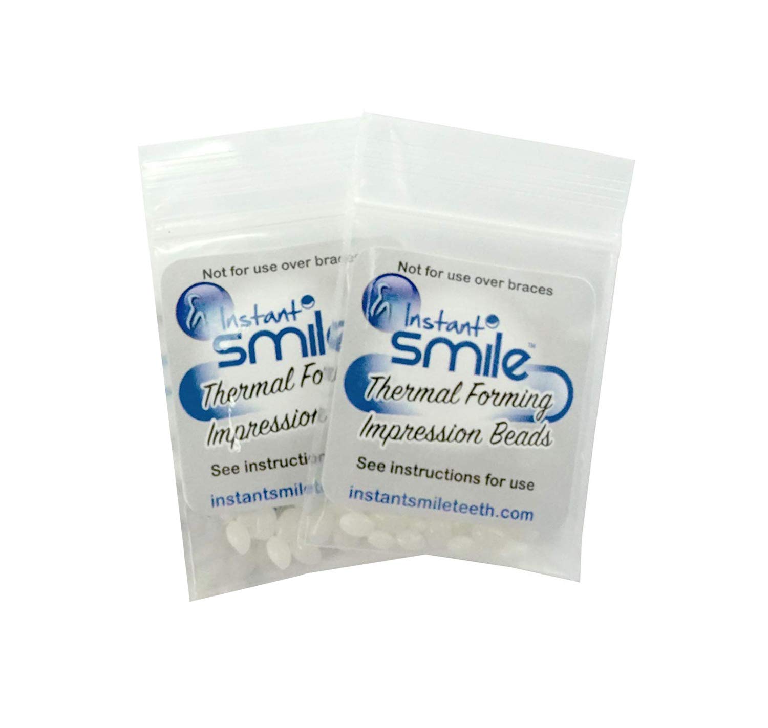 Instant Smile Thermal Beads Thermal Fitting Beads- 2 Packs