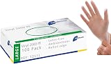 Meditrade Vinyl 2000 PF Examination Gloves Medium Powderless Latex Free view 1