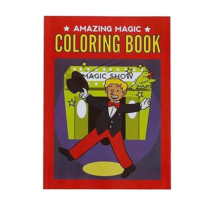 Crazy-Store Cartoon Magic Coloring Book Close-Up Magic Prop Kids Education Toy Gifts