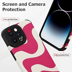 Wlxee Compatible iPhone 14 Pro Max 6.7 "2022 Wave