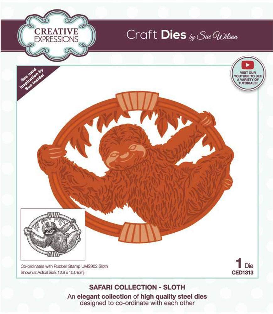 Sue Wilson - Safari Collection - Sloth - Craft Die