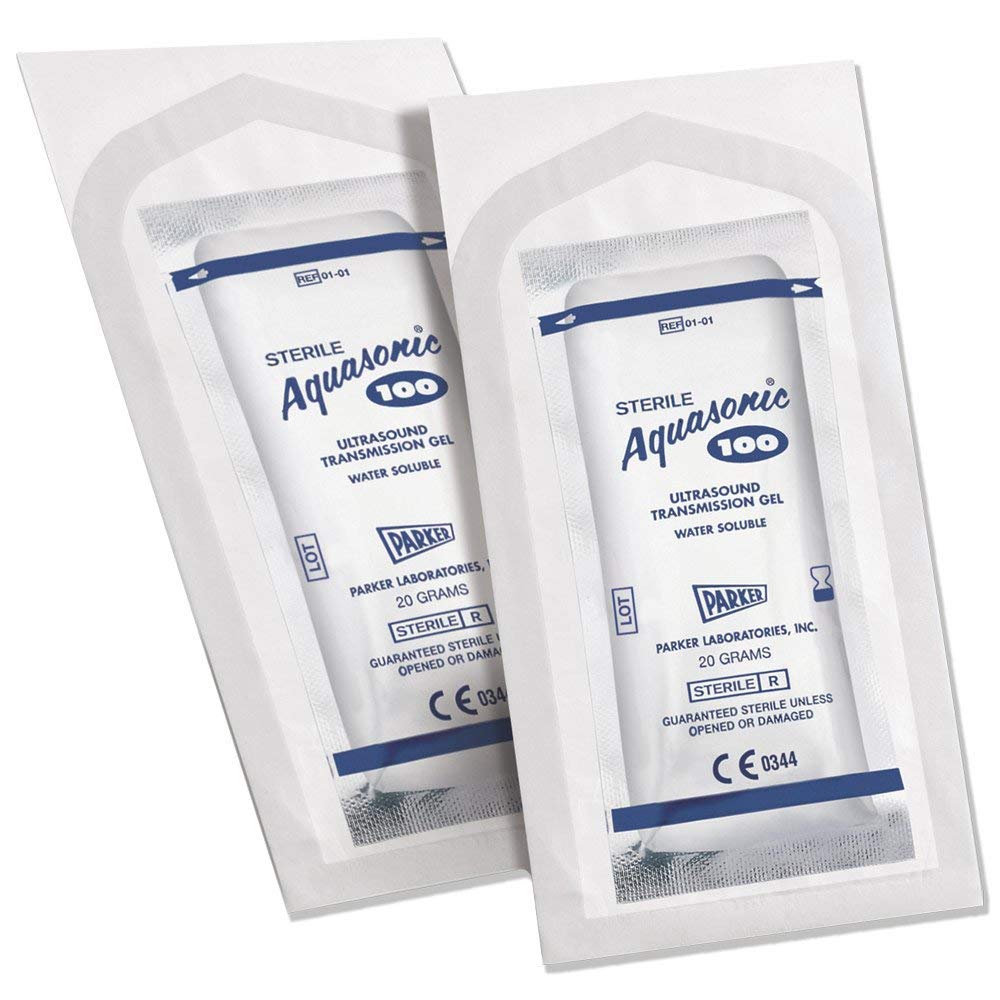 Parker 01 – 01 48 Sachets 20 g Sterile Gel for Ultrasound Aquasonic 100