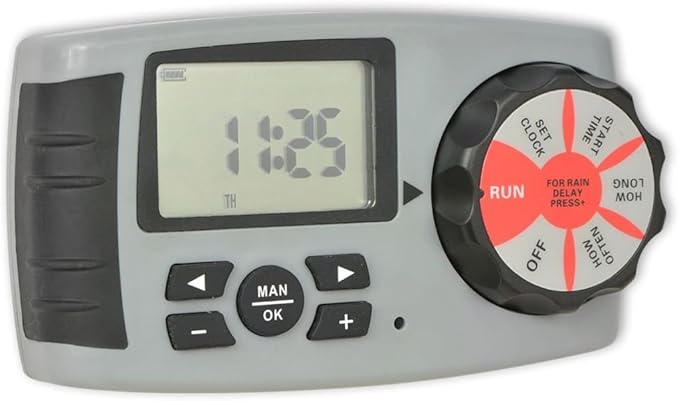 Vidaxl Automatic Irrigation Water Timer Controller With 4 Stations 3 V Garden Amazon Co Uk Garden Outdoors