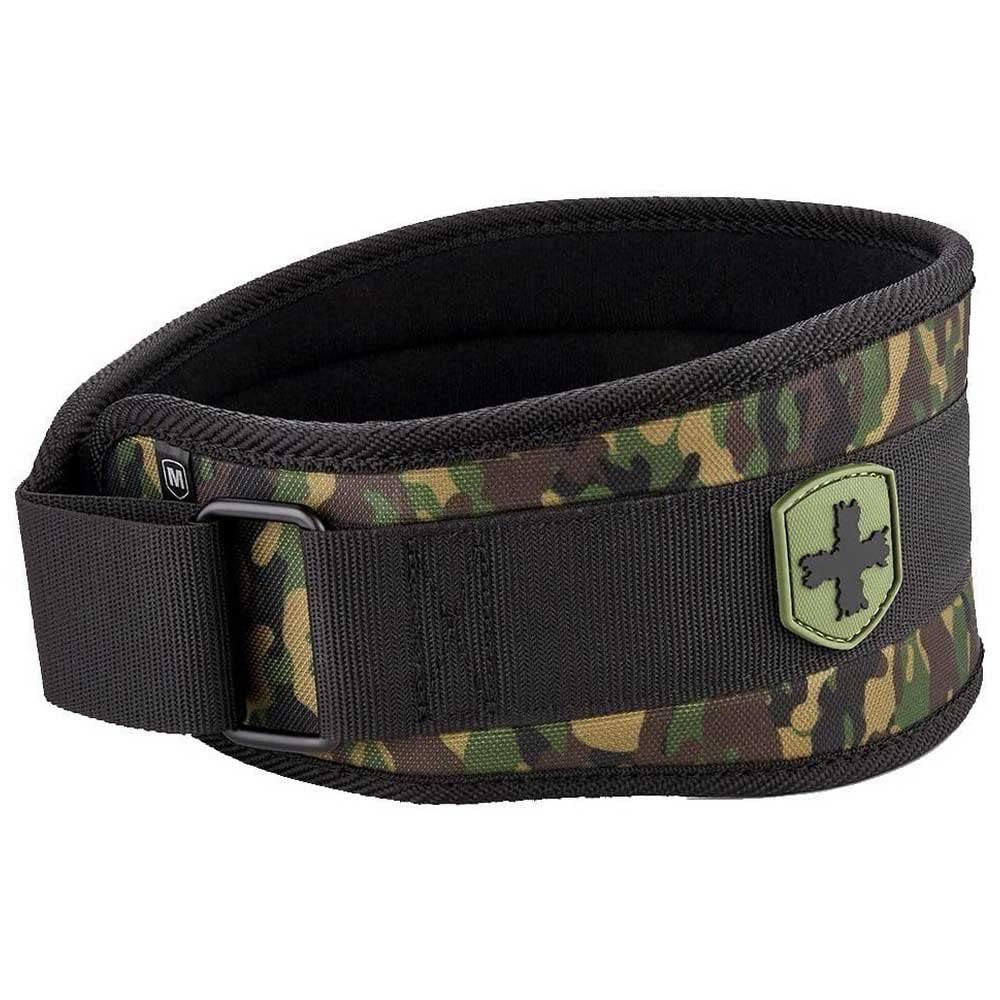 Harbinger 4.5" Foam Core Weightlifting Belt-Supports Lower Back During Lifting,Foam Core Allows For Full Range Of Motion,Built To Fit Both Men and Women for Moderate Lifts,Small,WoodlandCamo
