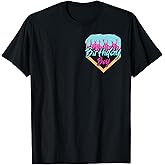 Baseball 10 Year Old Ice Cream Drip 10th Birthday Boy 10 T-Shirt