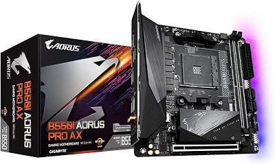 Gigabyte B550I AORUS PRO AX Motherboard AMD Ryzen 5000 8 Phase VRM WiFi 6E