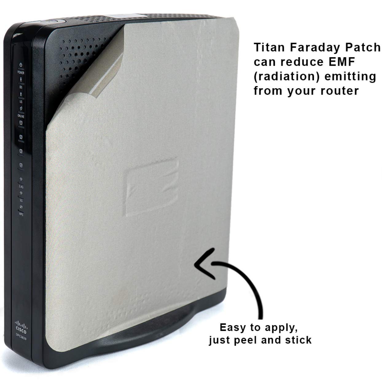 Mission Darkness TitanRF Faraday Patch - Size Large (2/Pack) RF Signal Shielding Conductive Adhesive, Silver, Large (2 Pack) - Image 4