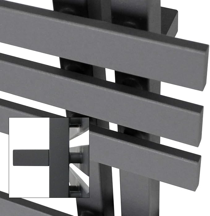 ECD Germany Radiador toallero de diseño DHK Iron EM - 600 x ...