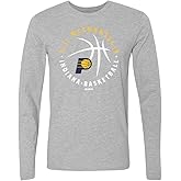 500 LEVEL T.J. McConnell Indiana Pacers Long Sleeve Shirt - T.J. McConnell Indiana Pacers Player Ball WHT