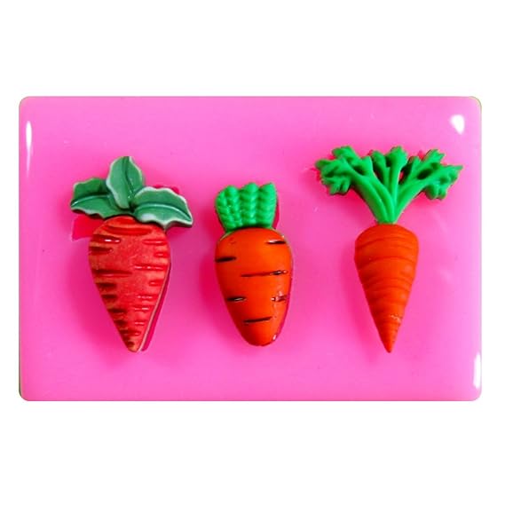 Various Small Carrots Silicone Mould Mold for Cake Decorating Cake