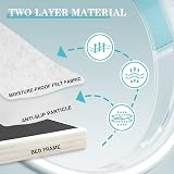 DUJUIKE Mattress Underlay Anti Slip Pad 120 x 200 cm Grey view 5